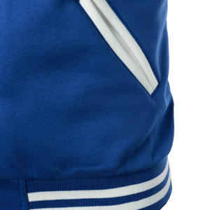 Vente en gros 2024 Logo personnalisé veste de baseball pour hommes manteau universitaire décontracté unisexe en polyester fabriqué sur commande manteau Letterman blanc - Product Image 5