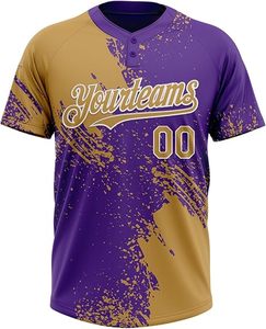 Camiseta de softball sublimada personalizada para hombres OEM Proveedor mundial Jersey transpirable ligero para equipos deportivos y clubes - Product Image 2