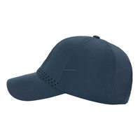 Casquette de baseball personnalisée à 6 panneaux, imperméable, en polyester extensible, perforée au laser, respirante, séchage rapide, pour hommes et femmes, pour activités de plein air