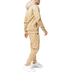 Chándal con cremallera completa para hombre de alta calidad del fabricante OEM, ropa informal transpirable con diseño de contraste para el invierno - Product Image 6