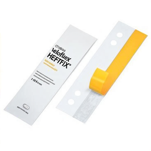 แผ่นฟิล์มใสแข็ง Veloflex HEFTFIX สำหรับเข้าเล่ม ขนาด 3 x 10.5 ซม. 100 ชิ้น/แพ็ค - Product Image 3