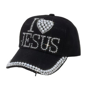 Unisex Red Cross Reflective Adjustable <b>Baseball</b> <b>Cap</b> Rhinestone Canvas Fabric Hip Hop Style Bling Hats Common - Product Image 1