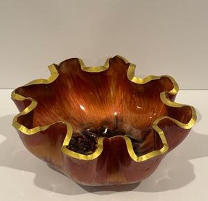 Cuenco de Resina Epoxi Hecho a Mano - Decoración Tradicional para el Hogar Pintada a Mano y Ecológica - Obra de Arte Única y Coleccionable - Product Image 6