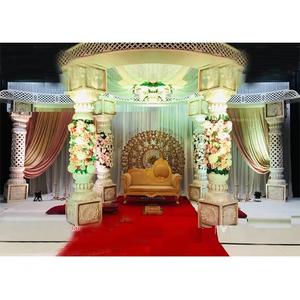 Mandap de mariage en fibre élégant et magnifique, style Californie, pour mariage à Chennai, dernier modèle de mandap floral indien, USA Chicago - Product Image 1