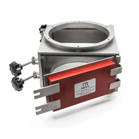 Séparateur magnétique à double plaque Magneteksan N35 de haute intensité Gaussienne avec décharge par vis sans fin pour le flux de matériaux plastiques