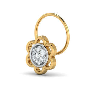 14k Gold Plated Crystal Ball <b>Nose</b> <b>Ring</b> for Kids-<b>Stainless</b> <b>Steel</b> Hypoallergenic Body Jewelry Gift - Product Image 4