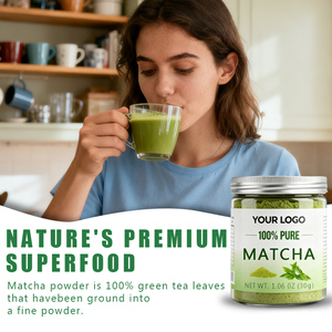 Taian Nhà cung cấp ẩm thực sử dụng các nghi lễ số lượng lớn matcha trà xanh bột với OEM gói - Product Image 3