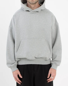 Sudadera con Capucha Corta para Hombre, Invierno, Al Por Mayor, Alta Calidad, Tejido Grueso Premium de Felpa Francesa, 100% Algodón, Ecológica - Product Image 2