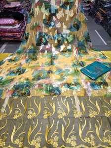 Vente chaude Tissu de robe de mariée Faransawi Dirac Somali Diraac en soie 100% tissée respirante de poids moyen multicolore - Product Image 5