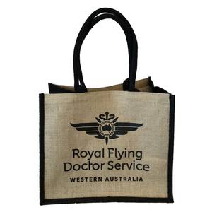 Bolsas de yute personalizadas de alta calidad estilo arpillera con asas elegantes recicladas precio al por mayor disponible - Product Image 3