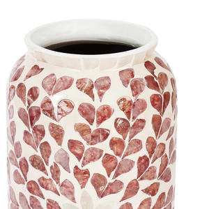 Vase de décoration de table en nacre rose de luxe Vase de coquille d'usine du Vietnam pour la décoration de la maison - Product Image 5