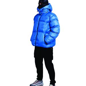 Chaqueta Hombre 2023 Chaqueta de burbuja acolchada con estampado personalizado para hombre Chaqueta acolchada gruesa de invierno para hombre - Product Image 3