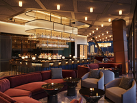 Support de présentation de vin en acrylique personnalisé, mobilier de bar moderne pour la décoration intérieure des pubs et salons, et l'agencement de présentation de boissons