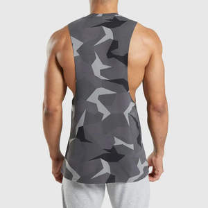 OEM Men Tank <b>Tops</b> Stringers Gym Wear Men Clothing <b>Sleeveless</b> Fitness Sportswear Gym Vest Stringers - Product Image 2