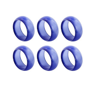 Luxury Design <b>Resin</b> napkin <b>Ring</b> red <b>Resin</b> Color Square shape 4 Pieces most Selling sale - Product Image 6