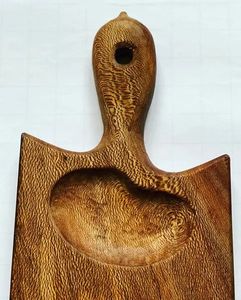 Ustensiles de cuisine palette de service en bois de qualité planche à fromage durable planche à découper planche à découper en bois d'acacia avec poignée - Product Image 2