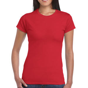 Logotipo personalizado 100% algodón Casual mujer verano suelta manga corta Camiseta característica transpirable cuello redondo - Product Image 5