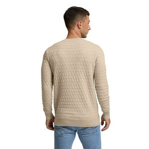 Suéteres de Punto para Hombre al por Mayor, Cuello Redondo, Antipilling, Mezcla de Poliéster/Algodón, Diseño de Moda - Product Image 3