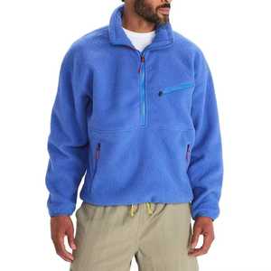 Veste en polaire sherpa à capuche pour homme au meilleur prix, logo brodé personnalisé, tissu durable, coupe-vent, vêtements d'hiver, veste en polaire sherpa pour homme - Product Image 5