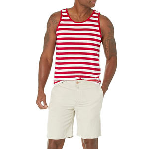 Singlet de sport pour homme, débardeur musculaire ajusté, t-shirt de fitness, entraînement, spandex, design personnalisé, singlet de sport pour homme - Product Image 4