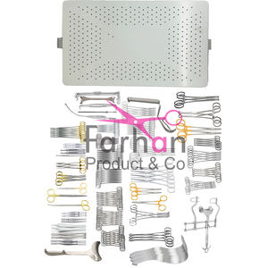 Instrumental Quirúrgico para Operaciones Médicas, Tijeras Quirúrgicas de Acero Inoxidable y Acero al Carbono, Juego de Instrumentos para Cirugía General - Product Image 1