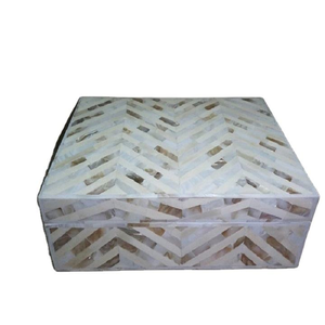 Caja de Joyería de Madera con Incrustaciones de Nácar Hecha a Mano, Rectangular y Redonda, Estuche de Almacenamiento para Collares, Caja de Regalo para Empaque de Regalos Premium - Product Image 5