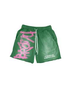 กางเกงขาสั้นลำลองสำหรับผู้ชายสำหรับฤดูร้อนกางเกงขาสั้นผ้าคอตตอน100% พรีเมี่ยมสั่งพิมพ์ลายขอบผ้าดิบขอบม่านบังแดดสีฟ้าซีดจาง - Product Image 5