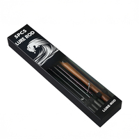 Canne à pêche spinning portable en fibre de carbone à action rapide, 5 sections, 210cm/240cm, pour la pêche aux leurres en lac, rivière, mer, bar et perche.