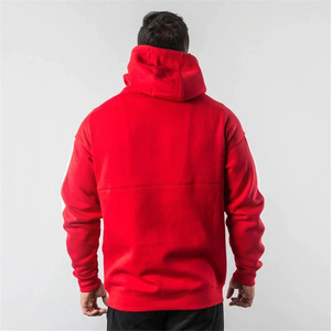 เสื้อมีฮู้ดไซส์ใหญ่พิเศษลายกราฟิกสำหรับผู้ชายผ้าคอตตอนพิมพ์400หน้าจอ GSM เทคนิคการซักแบบปักลาย - Product Image 3