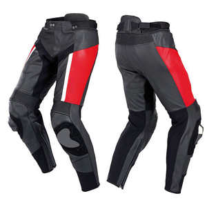 Pantalon de moto tendance 2026 pour homme en cuir véritable coupe-vent grande taille, couleur et taille personnalisables, service OEM - Product Image 6