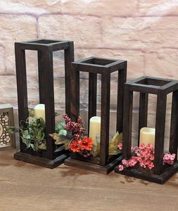 Conteneur de bougie en bois de luxe, bougeoirs artisanaux pour une décoration intérieure élégante, tables à manger et mariages, qualité supérieure - Product Image 5