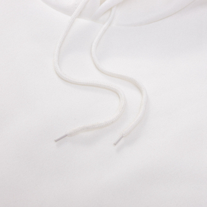 Wholesale High Quality 100% Cotton Fleece <b>Hoodie</b> Unisex <b>Oversize</b> Winter <b>Hoodie</b> Breathable Solid Front Logo 400g <b>White</b> for Women - Product Image 2