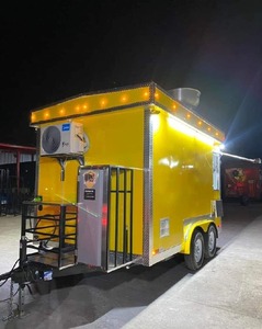 รถเทรลเลอร์สแตนเลสสำหรับขายอาหารจานด่วนแบบเคลื่อนที่สำหรับขายขนมขบเคี้ยว - Product Image 6