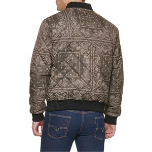 แจ็กเก็ตปลาปักเป้าสำหรับผู้ชายเสื้อแจ็คเก็ตฤดูหนาวแบบลำลองพิมพ์ลายโลโก้ออกแบบได้ตามต้องการสำหรับผู้ชาย - Product Image 3