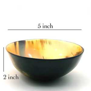 HF CRAFST Bol à salade en corne de buffle naturelle de haute qualité à prix économique pour décor de cuisine primitif - Product Image 5
