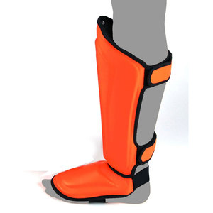 Protège-tibias de Muay Thai et de Kickboxing professionnels de haute qualité en PU, motif personnalisé, durables, pour l'entraînement et la compétition - Product Image 6