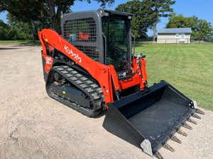 Cargadora de orugas Kubota SVL65-2 usada con cucharón para construcción agrícola - Product Image 5