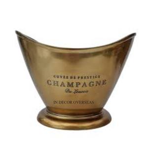 Refroidisseur de boissons de seau à vin en métal de qualité supérieure de concepteur d'inspiration artistique vintage rustique avec logo personnalisé et taille disponible - Product Image 2