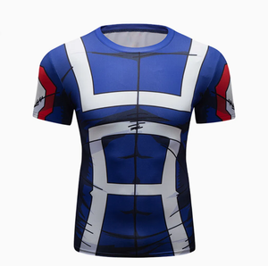 Ensemble de rashguard tendance personnalisé imprimé, protection UV UPF50, 100% coton, pour Jiu Jitsu BJJ MMA, short de combat pour hommes - Product Image 3