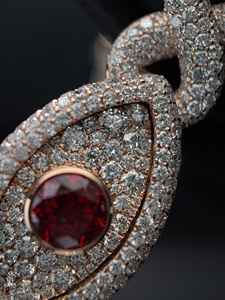 Pulsera de eslabones estilo hip hop con incrustaciones de diamantes de moissanita incoloros en plata de ley 925, joyería de lujo brillante para raperos, ideal para fiestas. - Product Image 5