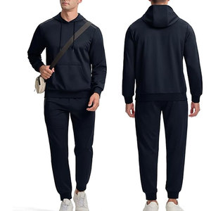 Tenues d'automne graphiques pour hommes 2 pièces à capuche ensembles de survêtement confortables - Product Image 5