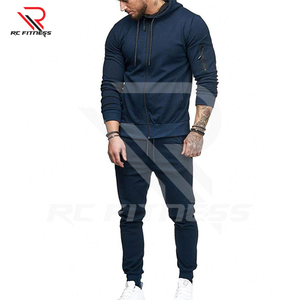 Ensemble de survêtement unisexe pour sports d'hiver, sweat-shirt et pantalon de sport, polyester/coton, antibactérien, pour la remise en forme, la salle de sport, la course à pied, le jogging - Product Image 6