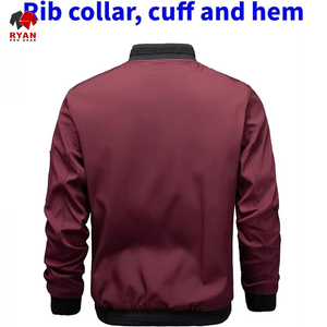 Chaquetas Bomber personalizadas, venta al por mayor, tallas grandes y opciones de varios colores - Product Image 4