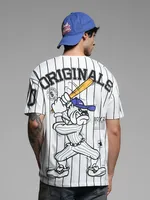 Jersey Baseball Pria Custom Bernapas 100% Poliester OEM Seragam Personal Nama Nomor Cetak Transfer Panas Pasokan Grosir