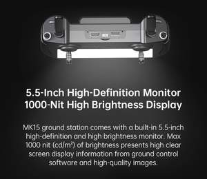 SIYI MK15 Drone UAV <span class=keywords><strong>Mini</strong></span> HD, kontroler pintar perusahaan genggam dengan LCD 5.5 inci layar sentuh Full HD untuk Drone UAV - Product Image 5