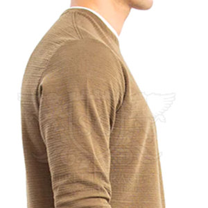 เสื้อสเวตเตอร์ระบายอากาศของผู้ชายผ้าฟลีซไซส์ XS สำหรับฤดูหนาวออกแบบลายสีพื้น - Product Image 5