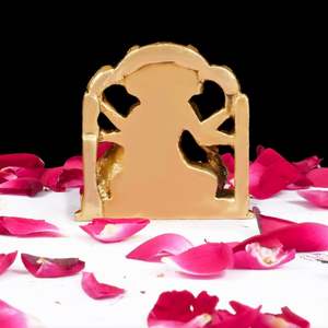 Brass Dattatreya Laxmi Ji <b>Statue</b> 2.5\" Polished Religious Home Decorative Item 200gm Metal Crafts Idol Murti Swami Mandir Datta - Product Image 4