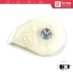Régulateur de vitre BWR1068 avec roue d'angle pour porte avant gauche Vito Viano Mixto V Class MK2 W639 2003-2010 6397200046 - Product Image 2