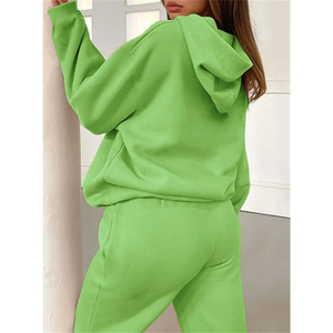 Wholesale Price Top Selling <b>Women</b> Oversized Pullover <b>Hoodie</b> & <b>Leggings</b> <b>Set</b> Ladies Tracksuit for Winter <b>Women</b> Oversized Tracksuit - Product Image 4