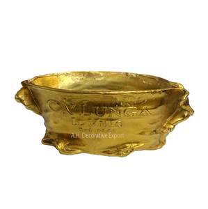 Refroidisseur de vin en aluminium plaqué or Offre Spéciale Nouveau seau à glace à champagne et refroidisseur de bouteilles de vin pour les fêtes et les bars - Product Image 1